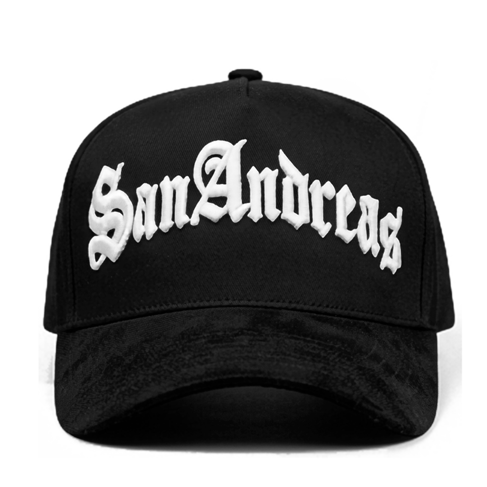 Gorra "San Andreas" – Edición Streetwear Negro Premium
