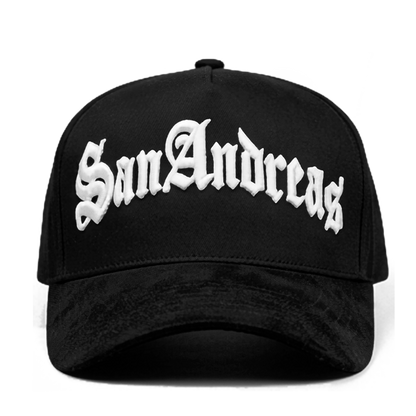 Gorra "San Andreas" – Edición Streetwear Negro Premium