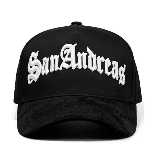 Gorra "San Andreas" – Edición Streetwear Negro Premium